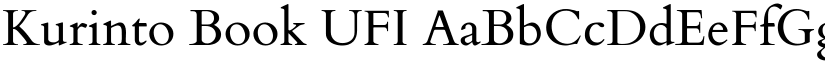 Kurinto Book UFI font