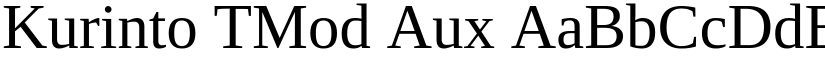 Kurinto TMod Aux font