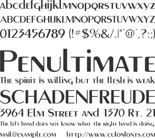 MontereyMediumFLF font preview