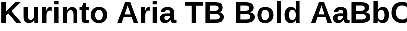 Kurinto Aria TB Bold font