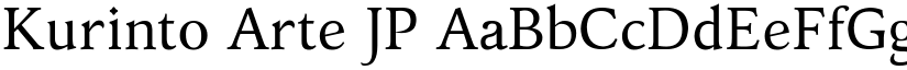 Kurinto Arte JP font