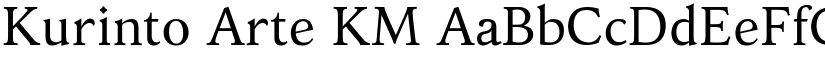 Kurinto Arte KM font