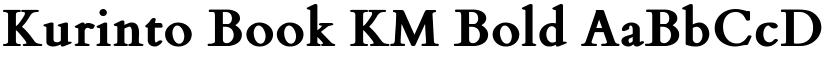 Kurinto Book KM Bold font