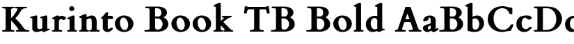 Kurinto Book TB Bold font