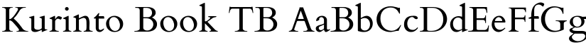 Kurinto Book TB font