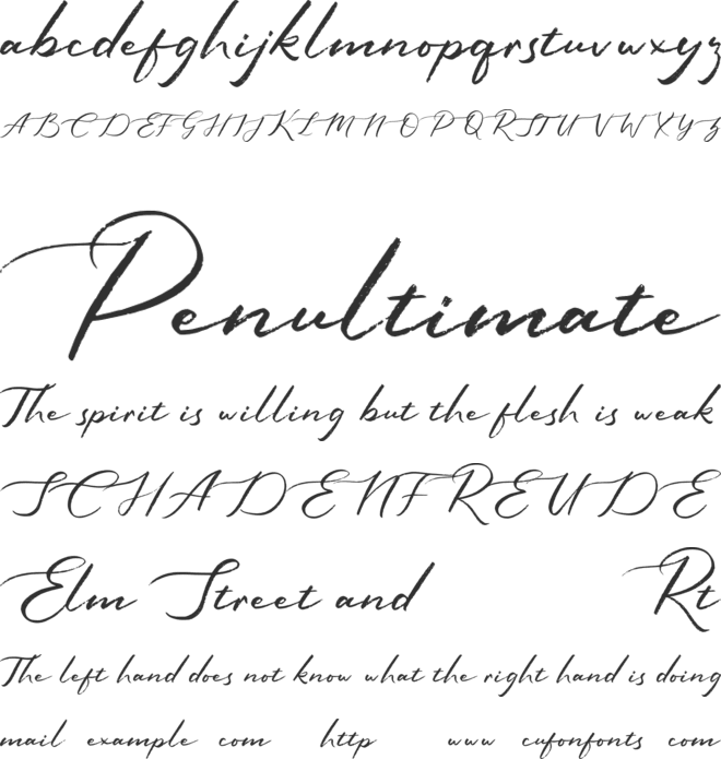 Sophiscated font preview