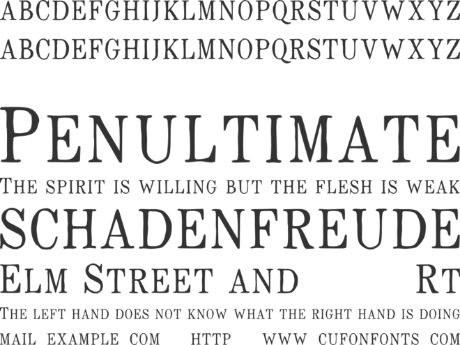 Rovey Free font preview