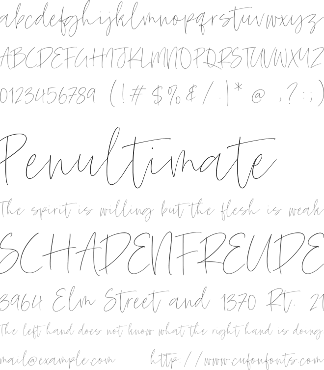 Sweet Harmony font preview