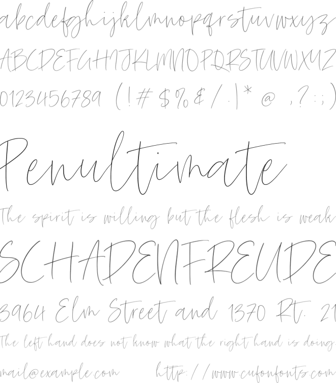 Sweet Harmony font preview