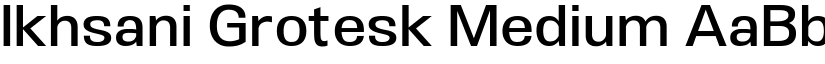 Ikhsani Grotesk Medium font