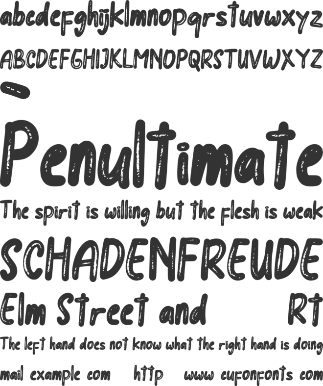 Summer Island font preview