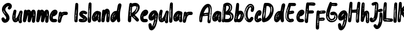 Summer Island Regular font