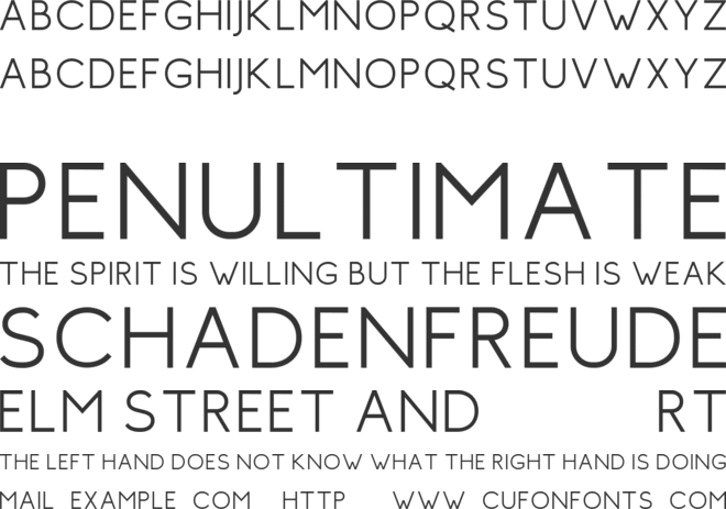 Troye Sans font preview