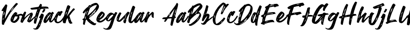 Vontjack font download