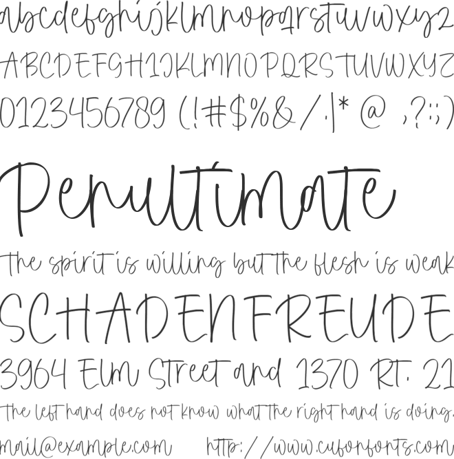 Grand Bakaw font preview