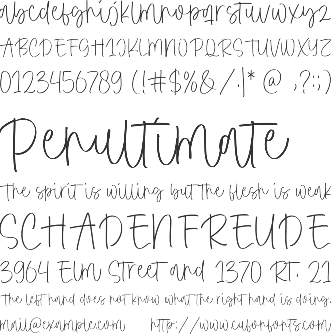 Grand Bakaw font preview