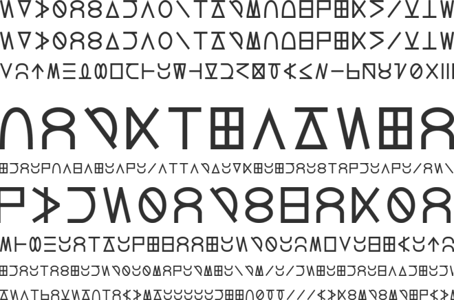 Lucius Cipher font preview