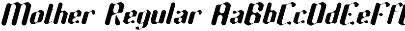 Mother font download