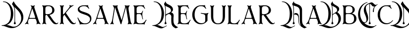 Darksame Regular font