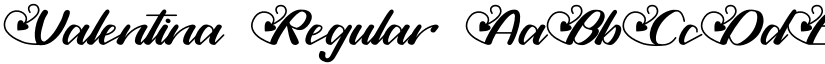 Valentina Regular font