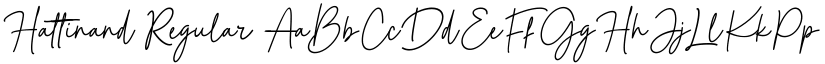 Hattinand Regular font