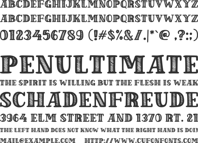 Paperkind font preview