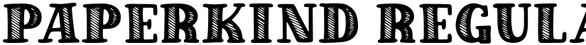 Paperkind Regular font