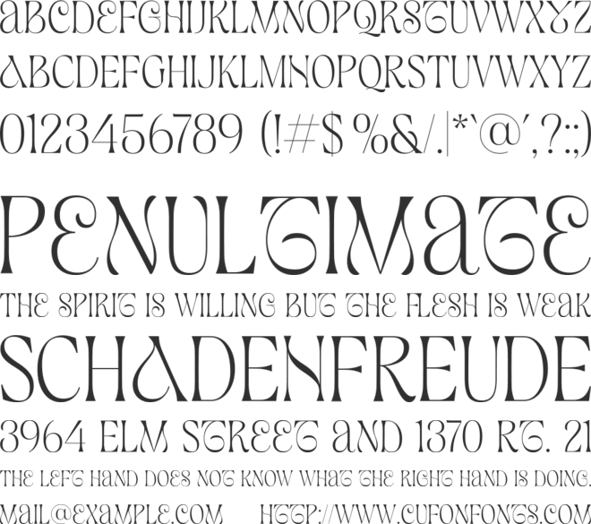 STARCHEERS font preview