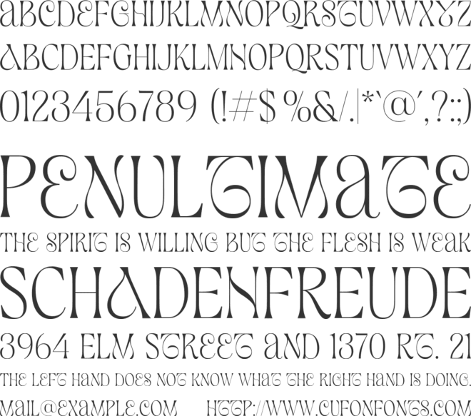 STARCHEERS font preview