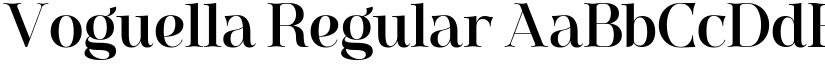 Voguella Regular font
