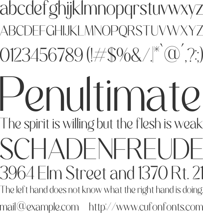 Magiesta font preview