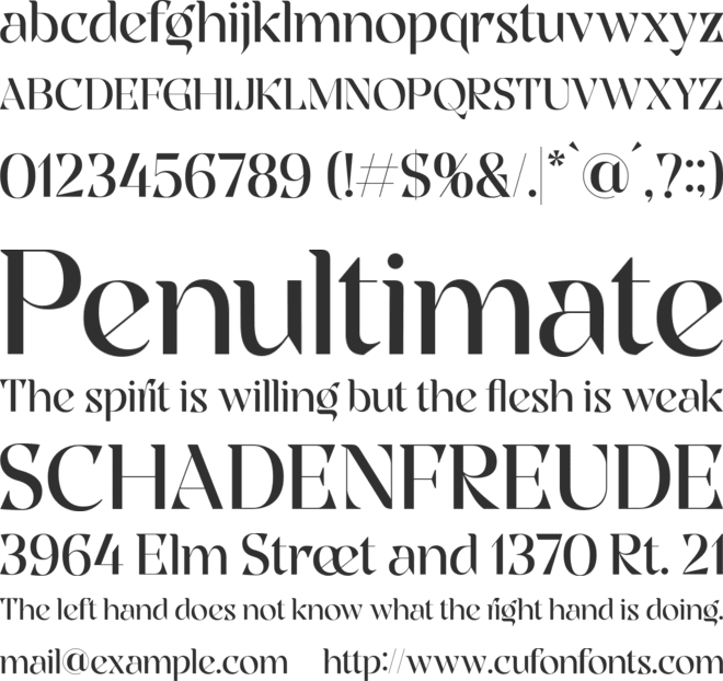 Rogie font preview