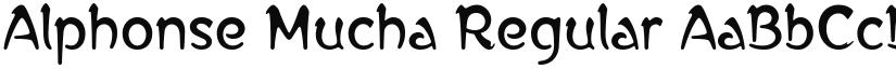 Alphonse Mucha Regular font