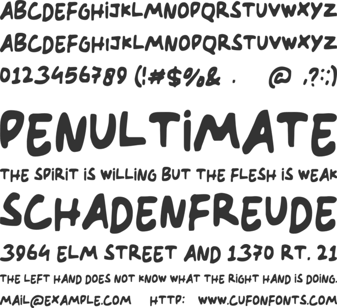 Ring Ring font preview