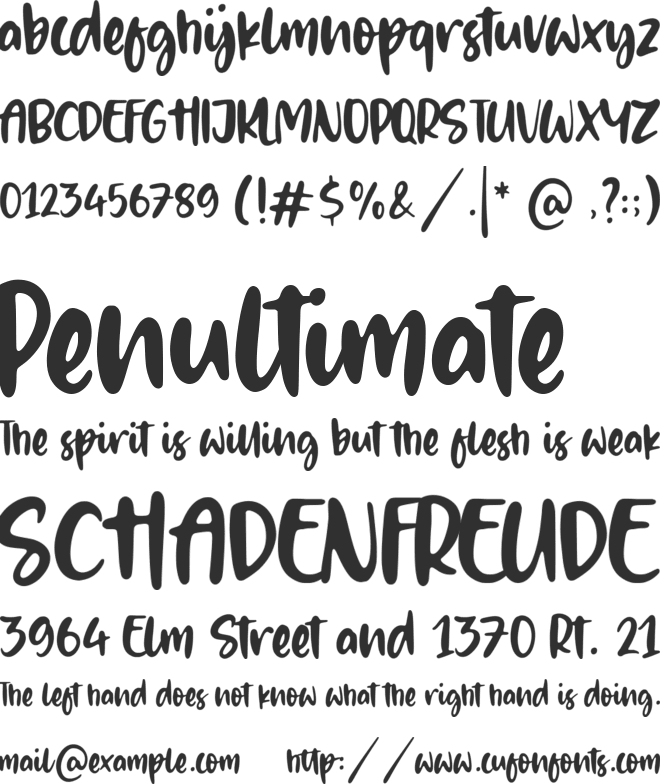 Silver Midnight font preview