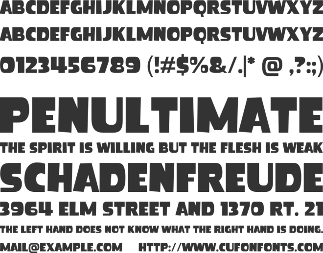 Ice Egg font preview