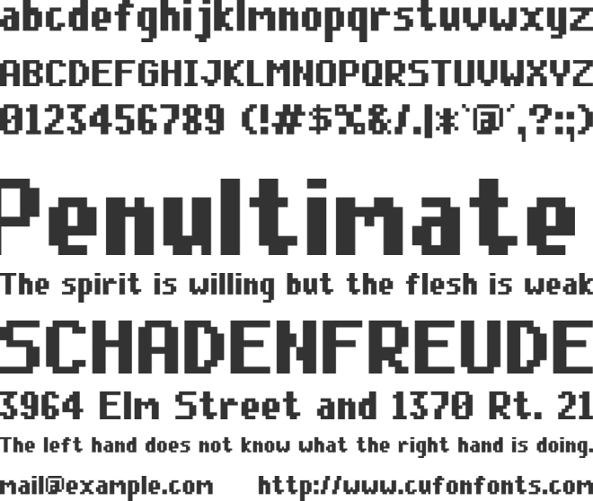 ArKkos Gmimi font preview