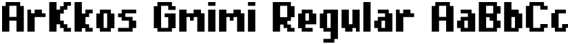 ArKkos Gmimi Regular font