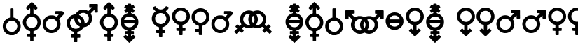Gender Icons Regular font