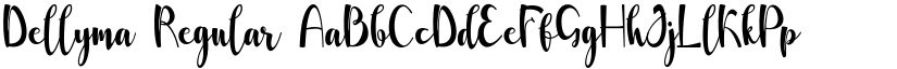 Dellyma Regular font
