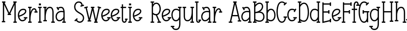 Merina Sweetie Regular font