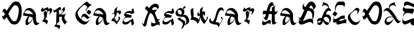 Dark Gate font download