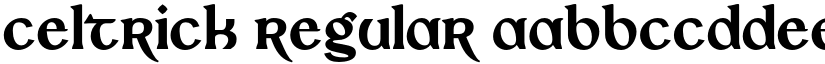 Celtrick font download