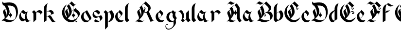 Dark Gospel font download