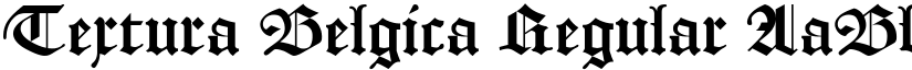 Textura Belgica Regular font