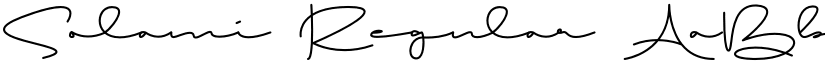 Solami Regular font
