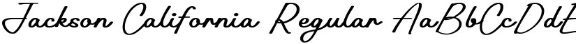 Jackson California Regular font
