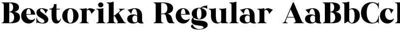 Bestorika Regular font