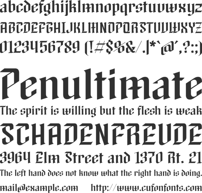 Bulughul Marom font preview