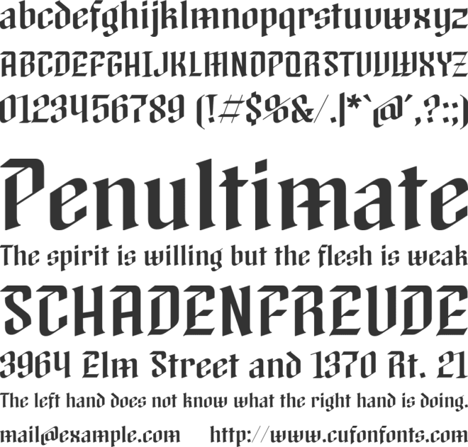 Bulughul Marom font preview